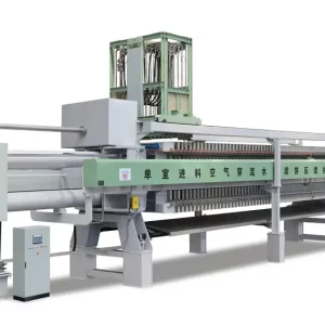 Single Chamber Feed Air Through Water Filter Cake Washing Filter Press